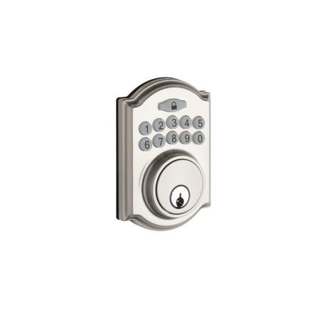 COPPER CREEK Heritage Single Cylinder Keypad Electronic Deadbolt, Satin Stainless DBH3410SS